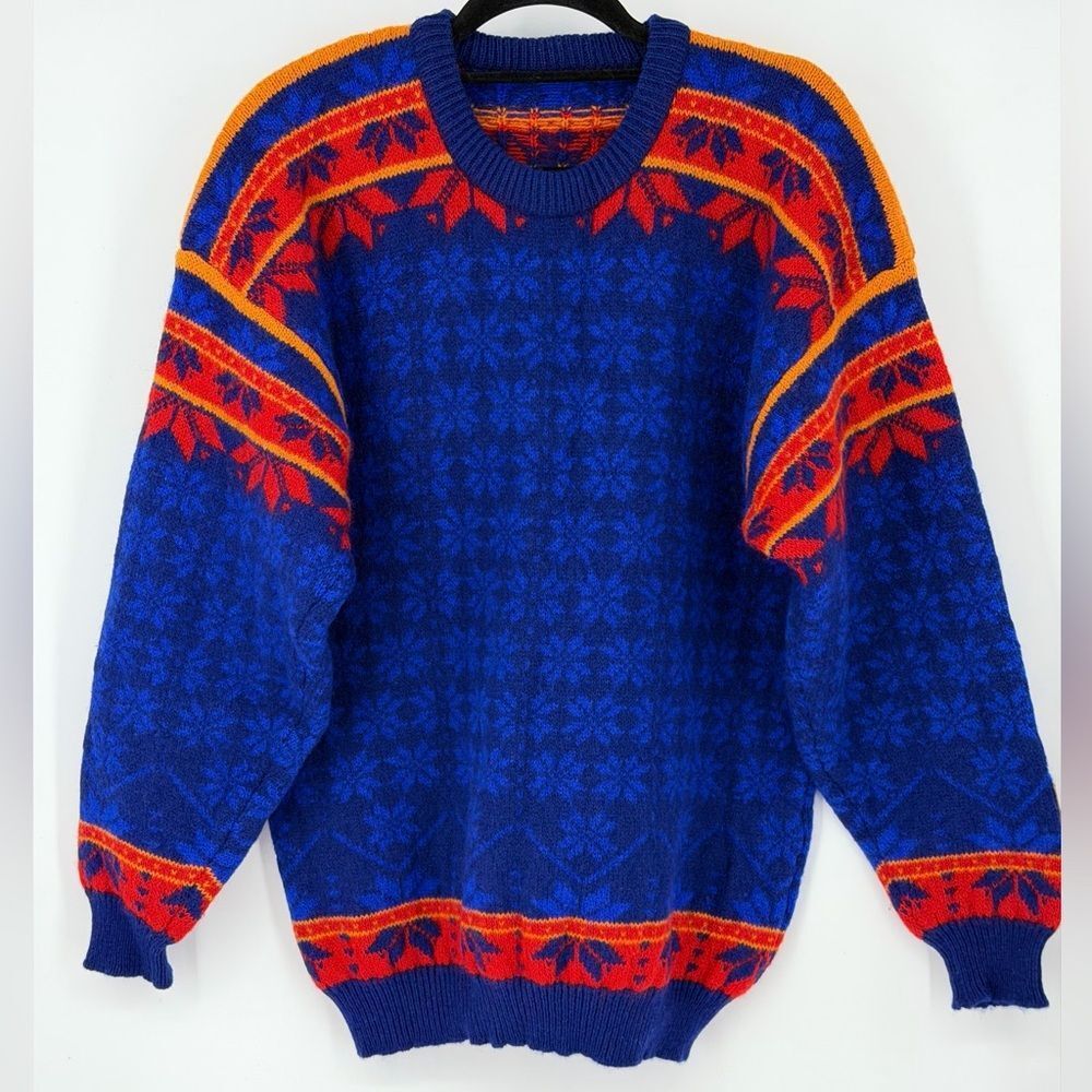 Swix Trondheim 100% ULL Patterned Sweater XL Norway